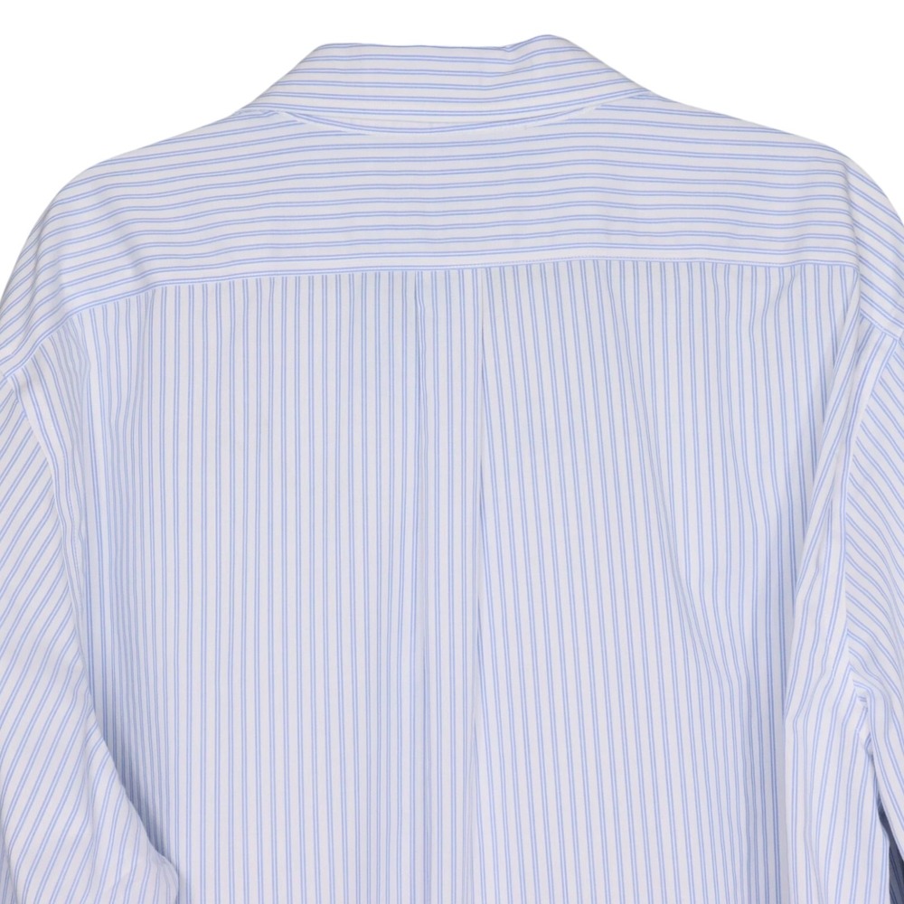 Lauren Ralph Lauren Button Up Shirt Mens Sz 19 36/37 Blue Tall Fit Supima Cotton - Picture 9 of 9